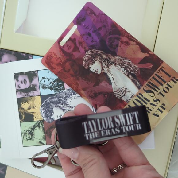 Taylor Swift Eras Tour VIP Merch Box Official Concert London 2024 Poster Bag Etc - Picture 4 of 12